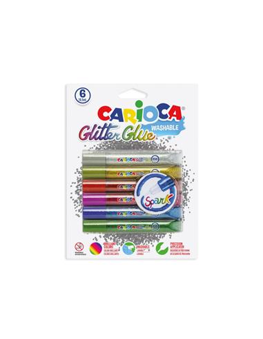 COLA PURPURINA CARIOCA GLITTER GLUE COLOUR