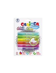 COLA PURPURINA CARIOCA GLITTER GLUE NEON
