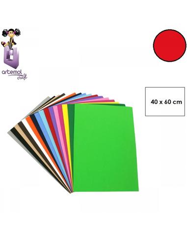 GOMA EVA ARTEMOL 40x60cm A002 ROJO