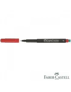 ROTULADOR FABER CASTELL MULTIMARK 1513 F ROJO