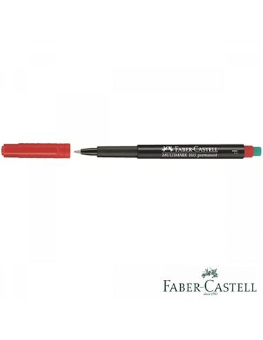 ROTULADOR FABER CASTELL MULTIMARK 1513 F ROJO