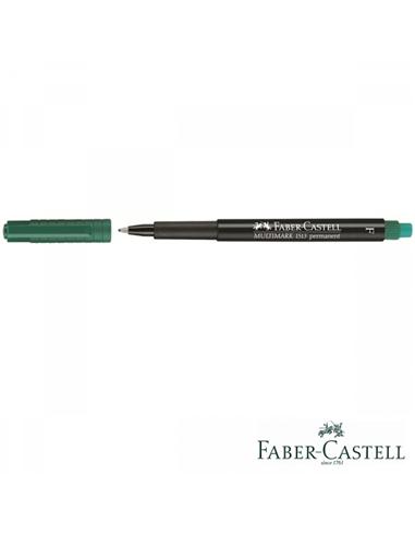 ROTULADOR FABER CASTELL MULTIMARK 1513 F VERDE