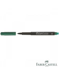 ROTULADOR FABER CASTELL MULTIMARK 1525 M VERDE
