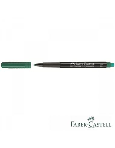 ROTULADOR FABER CASTELL MULTIMARK 1525 M VERDE