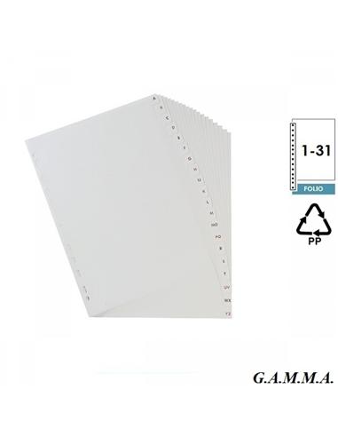 SEPARADOR GAMMA TF PP 1-31 GRIS 1530P