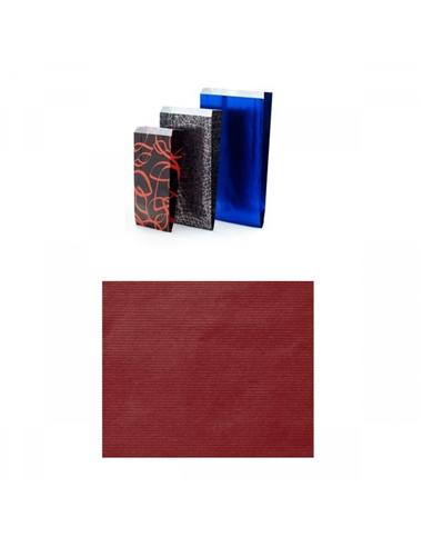 BOLSA KRAFT 15X32X6 CM GRANATE 250 UDS