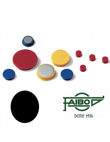 IMAN PIZARRA MAGNETICA 10mm BOLSA 20ud NEGRO FAIBO