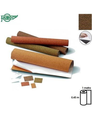 CORCHO ADHESIVO FAIBO 100x45cm NATURAL/AZUL 645-07
