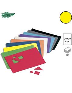 GOMA EVA FAIBO 20x30cm 10ud AMARILLO 653-05