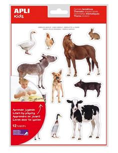 GOMETS ADHESIVO APLI TEMATICO "ANIMALES GRANJA"