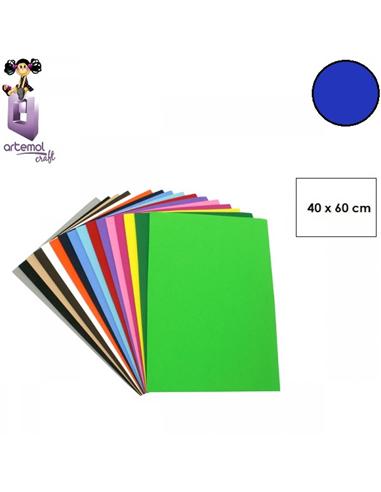 GOMA EVA ARTEMOL 40x60cm A025 AZUL FUERTE