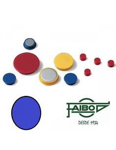IMAN PIZARRA MAGNETICA 40mm BOLSA 10ud AZUL FAIBO