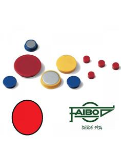 IMAN PIZARRA MAGNETICA 40mm BOLSA 10ud ROJO FAIBO