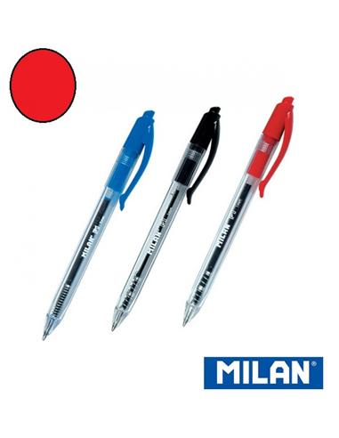 BOLIGRAFO MILAN AUTOMATICO P1 ROJO