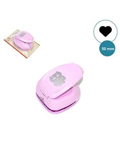 PERFORADORA DK DESIGN 50mm CORAZON LILA