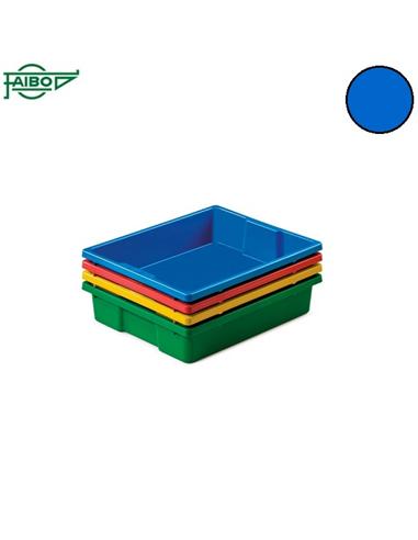 CAJON MULTIUSO ESCOLAR FAIBO 42x31x7,5cm AZUL