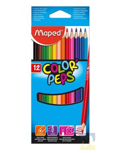 LAPIZ MAPED COLORPEPS 12 COLORES