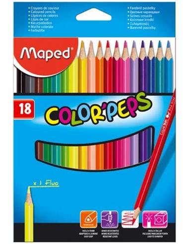LAPIZ MAPED COLORPEPS 18 COLORES