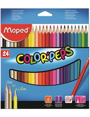 LAPIZ MAPED COLORPEPS 24 COLORES