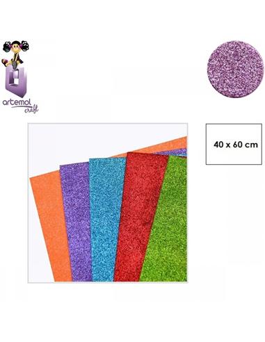 GOMA EVA ARTEMOL 40x60cm PURPURINA H003 ROSA