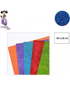 GOMA EVA ARTEMOL 40x60cm PURPURINA H007 AZUL