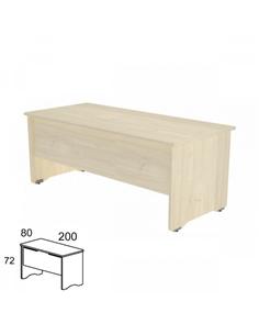MESA ROCADA WORK 200X80 MELAM / HAYA / HAYA