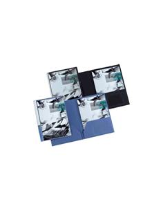 DOSSIER MULTIFIN DOS BOLSILLOS A4 D074 AZUL