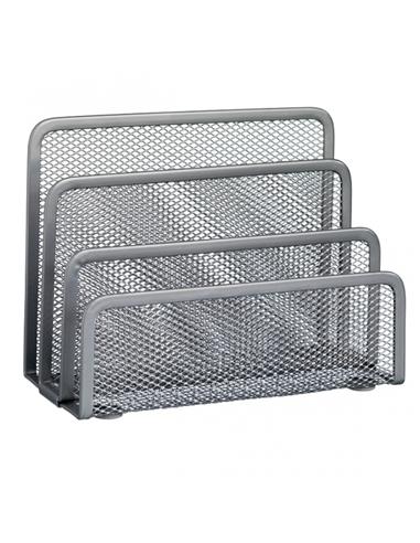 PORTANOTAS BOOKS METALICO PLATA PO148