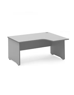 MESA ROCADA WORK "L" 180X120 MELAM / ALUM / GRIS D