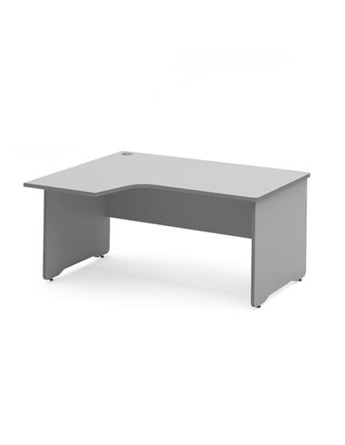 MESA ROCADA WORK "L" 180X120 MELAM / ALUM / GRIS I