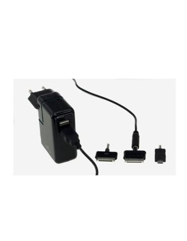 CARGADOR BLUESTORK MULTI-TABLET X3 + 2 USB 3400mA