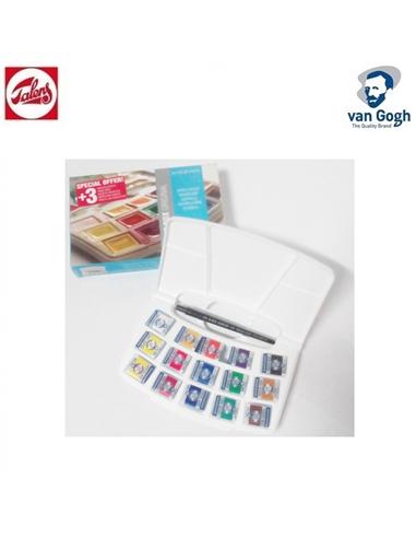SET PINTURA VAN GOGH ACUARELA 12+3 PASTAS + PINCEL