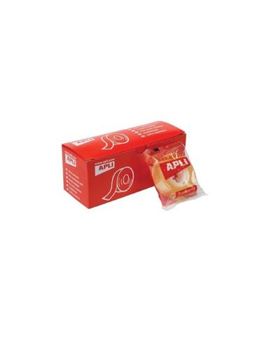 CINTA ADHESIVA APLI 33m x 12mm TRANSPARENTE
