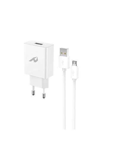 CARGADOR OME MICRO USB ADAPT + CABLE USB PARED