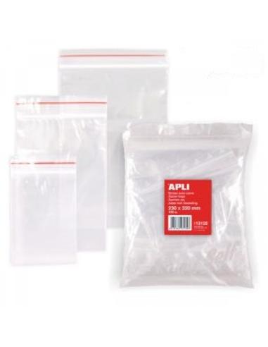 BOLSA CON AUTOCIERRE RAPIDO APLI 60X80 MM