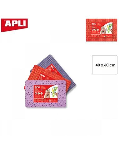 GOMA EVA APLI 40x60cm DISEÑO ESTRELLAS ORO