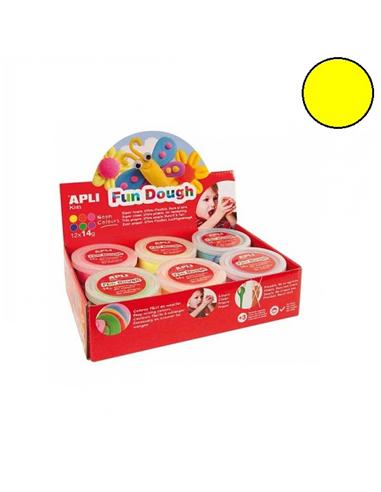 PASTA MODELAR APLI FUN DOUGH 14g AMARILLO FLUOR