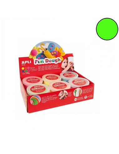 PASTA MODELAR APLI FUN DOUGH 14g VERDE FLUOR