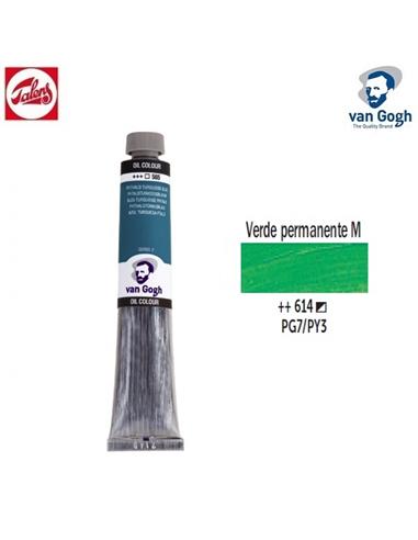 PINTURA OLEO VAN GOGH 614 60ml VERDE PERMANENTE M