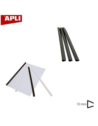 ENCUADERNADOR APLI 10mm A4 NEGRO
