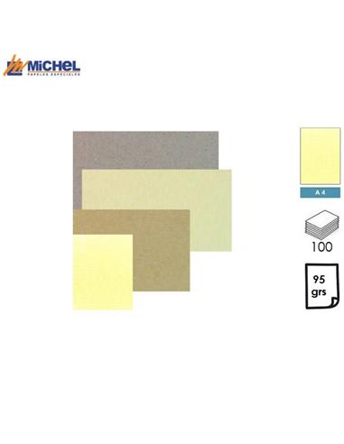 PAPEL MICHEL BADANA A4 95GR 100H GAMUZA