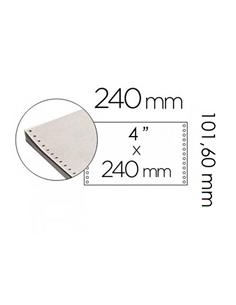 PAPEL CONTINUO RECIBO 240x4 2 HOJAS BLANCO 4500U