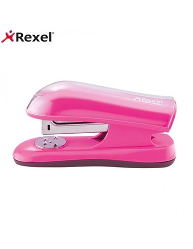 GRAPADORA REXEL JOY 20 HOJAS ROSA