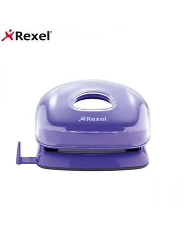TALADRADORA REXEL JOY 2 TALADROS VIOLETA