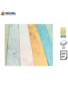 PAPEL MICHEL MARMOLEADO A5 200GR 25H BEIGE