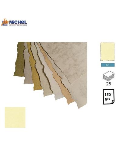 PAPEL MICHEL PARCHMENT A4 150GR 25H TOPACIO