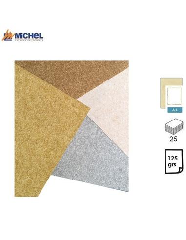 PAPEL MICHEL PIEL ELEFANTE A5 125GR 25H HUESO