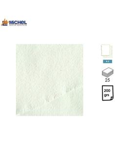 PAPEL MICHEL RUSTICO A5 200GR 25H BLANCO