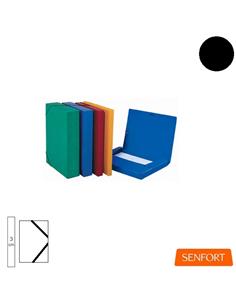 CARPETA PROYECTO SENFORT 3cm GOMILLA NEGRO