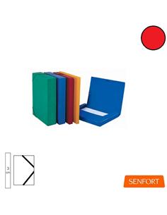 CARPETA PROYECTO SENFORT 3cm GOMILLA ROJO